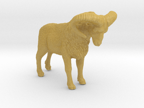 O Scale (1:48) Bighorn Sheep Ram in Tan Fine Detail Plastic