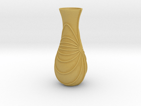 Vase-10 in Tan Fine Detail Plastic