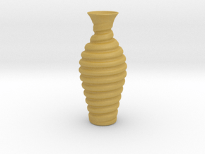 Vase-12 in Tan Fine Detail Plastic