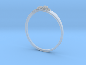 Succulent Ring in Clear Ultra Fine Detail Plastic