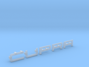 Cupra Lower Grill Letters - Full Set in Clear Ultra Fine Detail Plastic