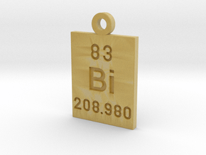 Bi Periodic Pendant in Tan Fine Detail Plastic