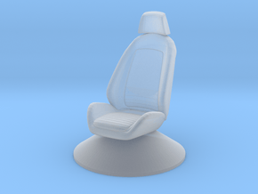 Printle Thing Chair 025 - 1/64 in Clear Ultra Fine Detail Plastic