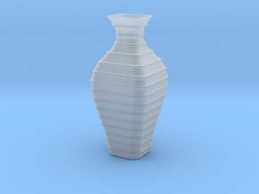 Vase-19 in Clear Ultra Fine Detail Plastic