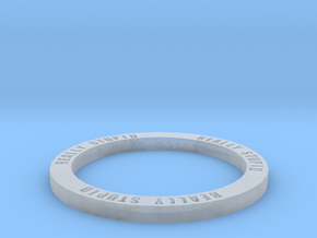 Fantasy Football Really Stupid ring marker 30mm fo in Clear Ultra Fine Detail Plastic
