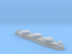 Titanic Aft Curved Fairlead - Scale 1:100 in Clear Ultra Fine Detail Plastic