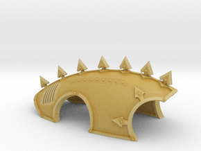 Proteus Pattern Warhound Carapace - A in Tan Fine Detail Plastic