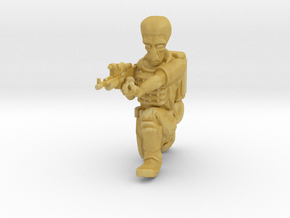 Alien Trooper (35mm Scale Miniature) in Tan Fine Detail Plastic