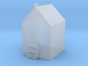 Tiny House in Clear Ultra Fine Detail Plastic