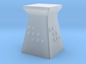 2mm / 3mm Scale Guard Tower in Clear Ultra Fine Detail Plastic