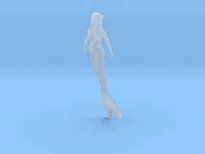swimming mermaid in Clear Ultra Fine Detail Plastic