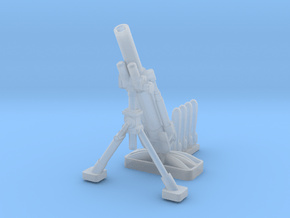 Type 94 90mm Mortar Imperial Japanese army in Clear Ultra Fine Detail Plastic