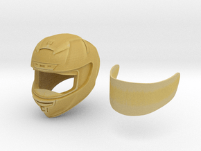 Type Sh motorcycle helmet in Tan Fine Detail Plastic