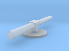 Regia Marina Spica torpedo tube in Clear Ultra Fine Detail Plastic