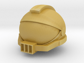 SpaceHelmetv3l1A3 in Tan Fine Detail Plastic