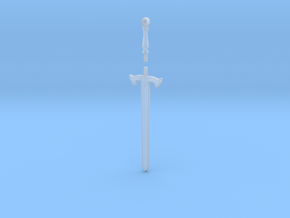 Knight's Sword in Clear Ultra Fine Detail Plastic