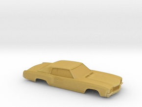 72 Monte Carlo 1/87 in Tan Fine Detail Plastic