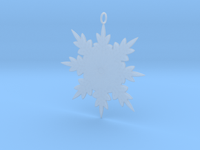 Snowflake in Clear Ultra Fine Detail Plastic