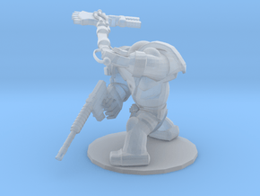 CYBORG1 FORCE-AXE AND PISTOL in Clear Ultra Fine Detail Plastic