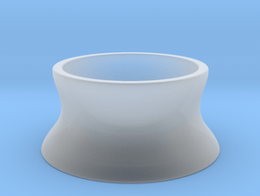 Stackable Egg Cup in Clear Ultra Fine Detail Plastic