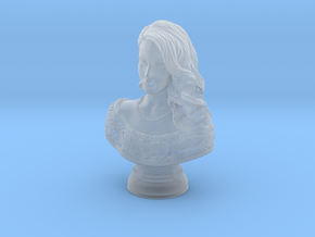 Lana Del Rey Mini Bust in Clear Ultra Fine Detail Plastic