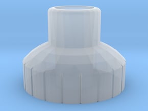 PRNT3D 4.5mm Bottle Nip [Long] in Clear Ultra Fine Detail Plastic
