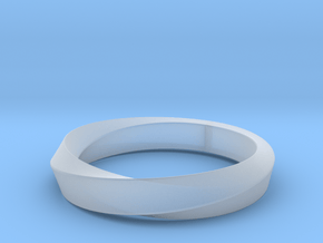 iRiffle Mobius Narrow Ring I（Size 12.5) in Clear Ultra Fine Detail Plastic