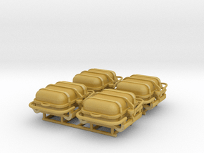 4X Offshore commander Life raft container 8 pers - in Tan Fine Detail Plastic