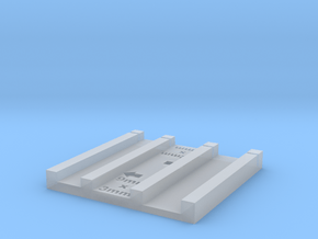 3mmx9mm and 4mm x 12 mm brick jig in Clear Ultra Fine Detail Plastic