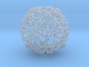 Hyperbolic Cubic Honeycomb in Clear Ultra Fine Detail Plastic
