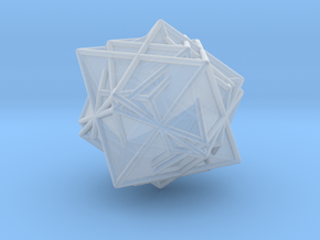Metatron´s Cube in Clear Ultra Fine Detail Plastic