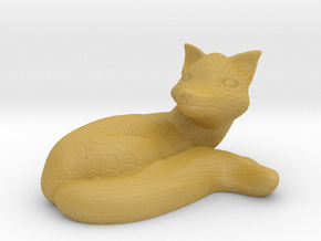 Relaxing Fox in Tan Fine Detail Plastic