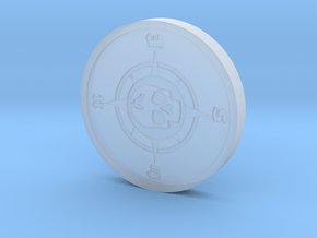 Custom Pin 1 in Clear Ultra Fine Detail Plastic