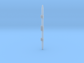 Cargo Bay Stanchion 1/6 in Clear Ultra Fine Detail Plastic