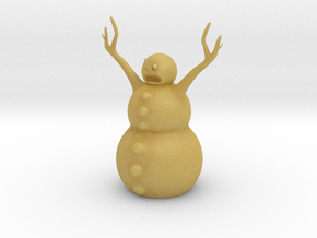 Snow Man in Tan Fine Detail Plastic