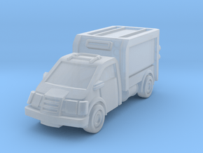 Box Truck in Clear Ultra Fine Detail Plastic