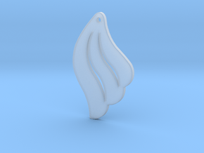 Earring shape 2 in Clear Ultra Fine Detail Plastic