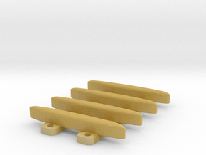 Cleat 4 pack in Tan Fine Detail Plastic
