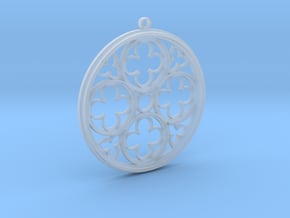  gotic pendant  in Clear Ultra Fine Detail Plastic