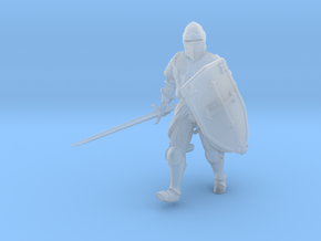 Knightly Advance V2 in Clear Ultra Fine Detail Plastic