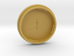 L-Mount Lense Cap in Tan Fine Detail Plastic