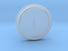 L-Mount Lense Cap in Clear Ultra Fine Detail Plastic