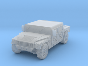 1/72 20mm scale M988 HMMWV with solid roof. in Clear Ultra Fine Detail Plastic
