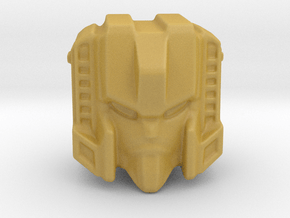 Starscream Ghost head 15 mm with 4 mm click sphere in Tan Fine Detail Plastic