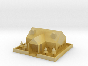 [1DAY_1CAD] HOUSE in Tan Fine Detail Plastic