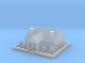 [1DAY_1CAD] HOUSE in Clear Ultra Fine Detail Plastic