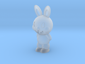 [1DAY_1CAD] BUNNY in Clear Ultra Fine Detail Plastic