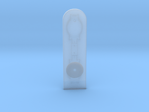 One Part - Marty's Hoverboard - 1/8 Scale  in Clear Ultra Fine Detail Plastic