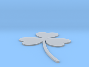 [1DAY_1CAD] 3 LEAVES CLOVER in Clear Ultra Fine Detail Plastic