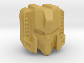 Starscream head 15mm click sphere hole 4mm with a  in Tan Fine Detail Plastic
